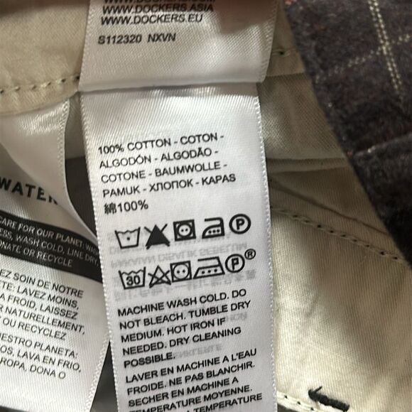 Free People Dockers Original High Pleated Wide-Leg Trousers size 29 - Picture 11 of 12